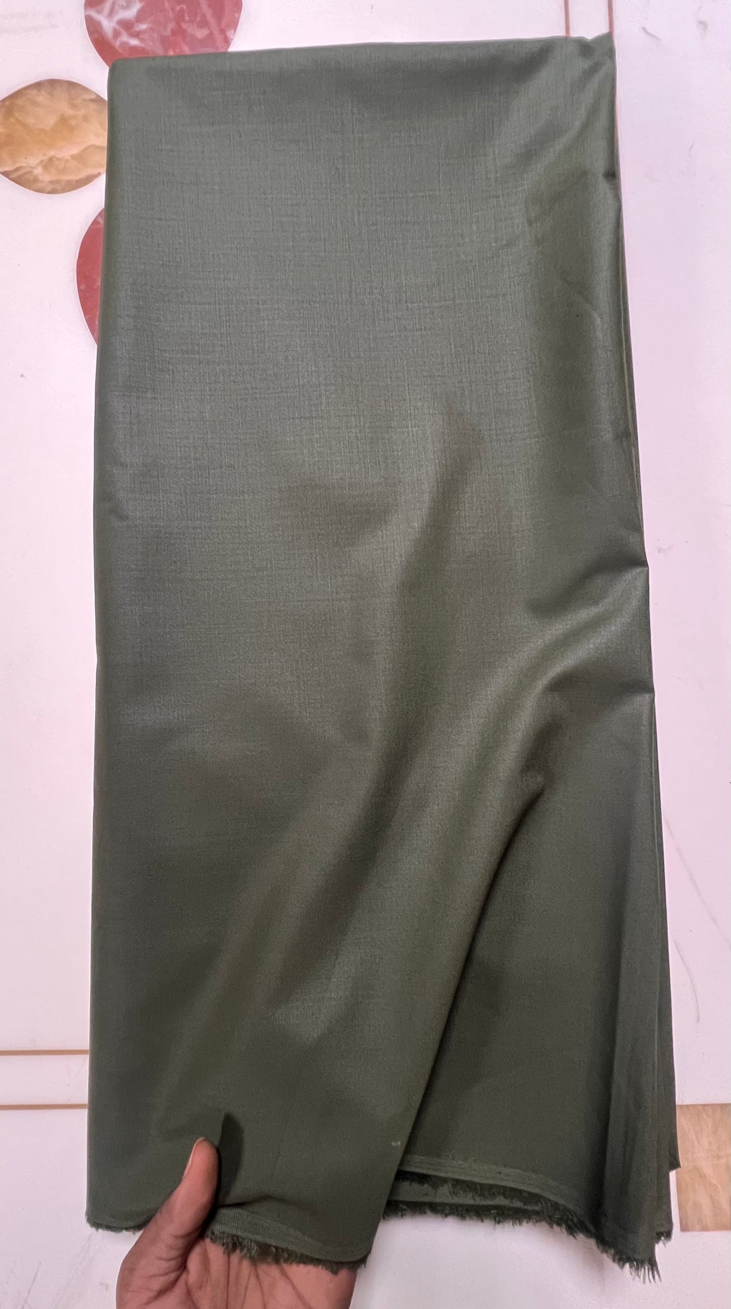 Men Army Green 100% Cotton